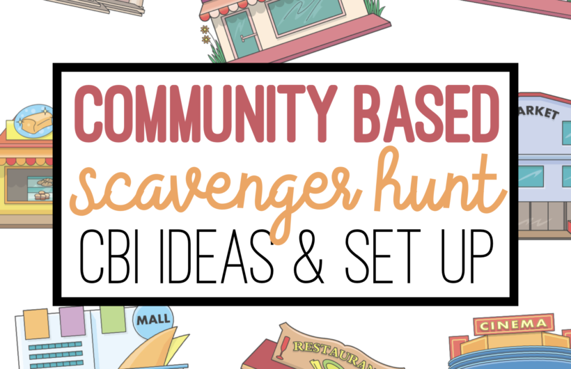 BLOG: Community based scavenger hunt CBI ideas & set up