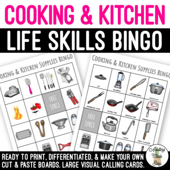 Kitchen Appliances and Tools Flashcard Set by Adaptive Tasks